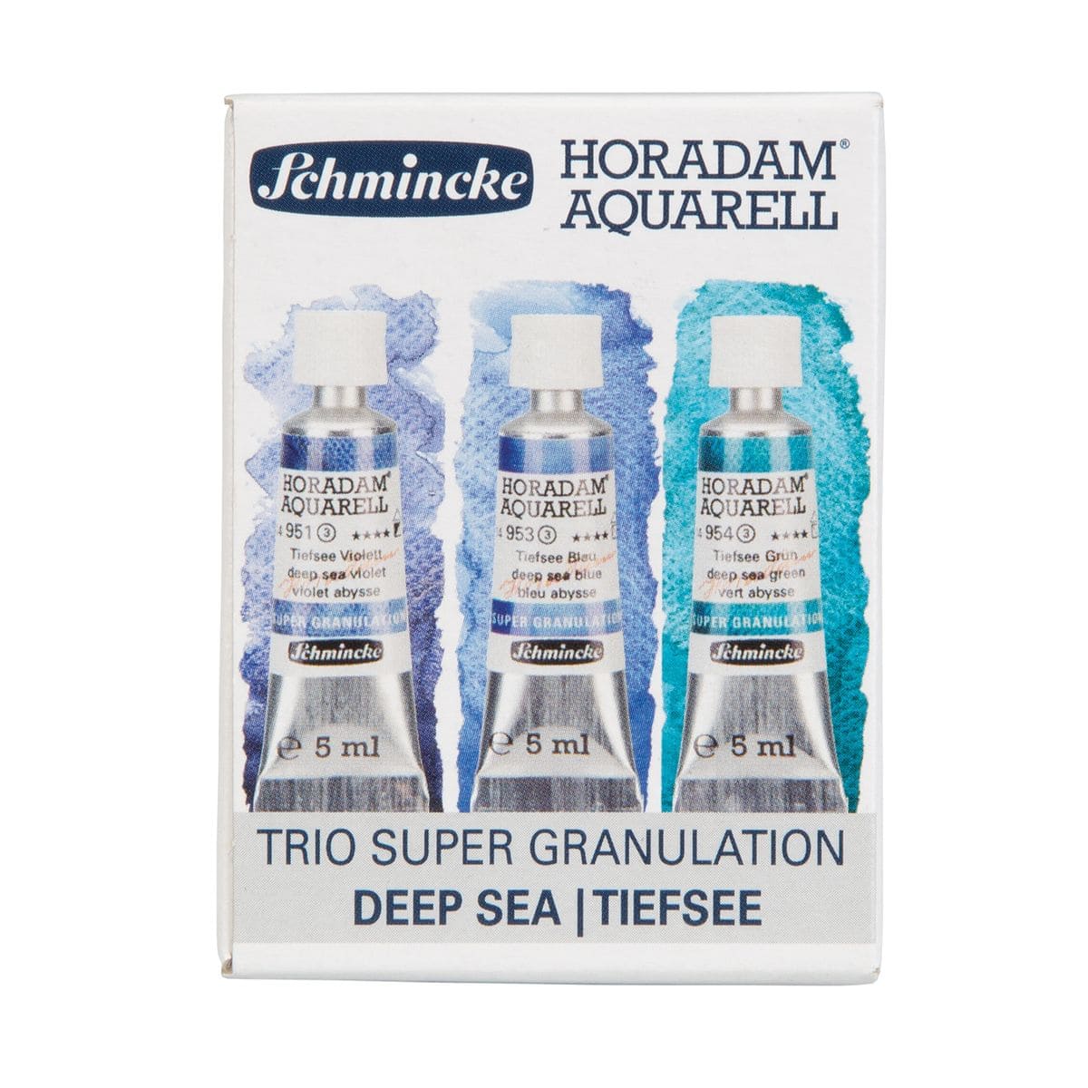 Conjunto Aquarela Profissional Schmincke Horadam Super Granulation 5ml Deep Sea